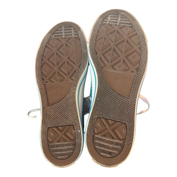 Converse All Star Blue Sparkle Specialty Oxford Size 9 - Picture 8 of 8